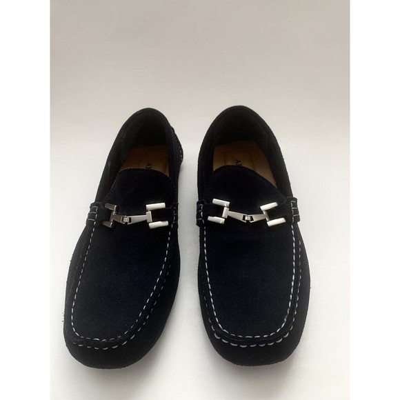 ALFANI MERRY Men\'s Blue Suede Slip-On Loafer Size 8M (1165)